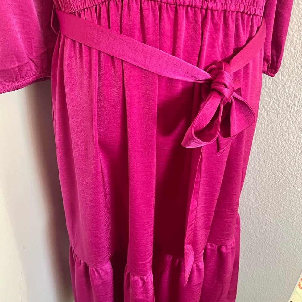 Lucky Brand Women's Fuscia color dress - Picture 5 of 9